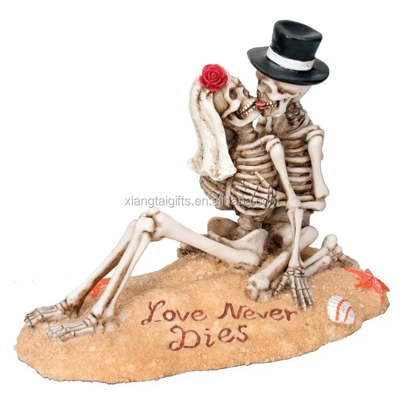 Love Never Dies Collectible Skeleton Sculpture Halloween Gifts Buy