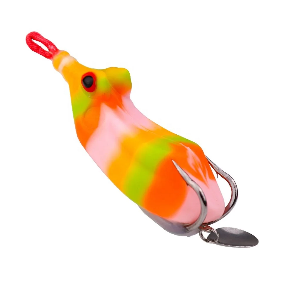 

OBSESSION OEM New Design  Fishing Frog Lure Topwater Lure Soft Lure Wholesale Fishing Tackle, Vavious colors or customized color