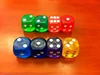 16MM rounded transparent colored dice/Toy accessories/Export Europe and the United States dice