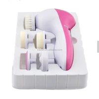 

Wholesale 5 in 1 mini face cleaning exfoliator spin brush Beauty Care Massage Electric Facial Cleansing Brush, Skin Care Face