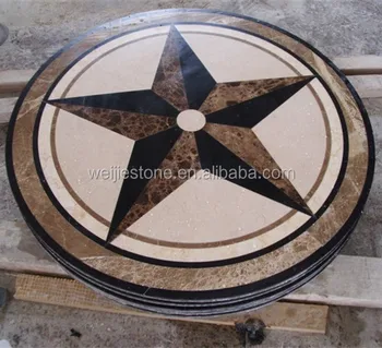 Circle Water Jet Medallion Office Floor Design Tile Buy Water