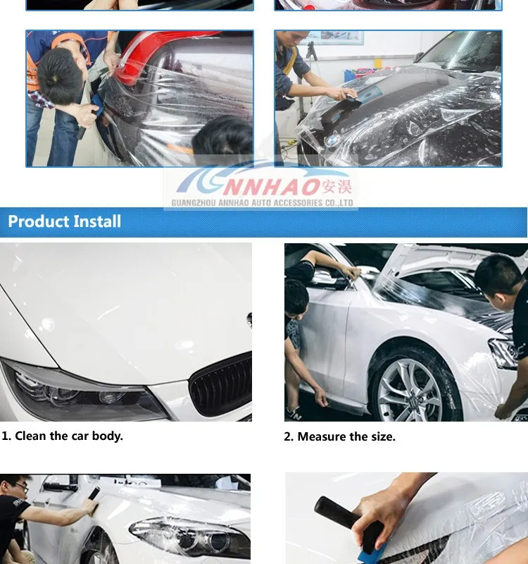 Car Full Body Paint Protection 1.52 X 15m High Quality Clear Film ...