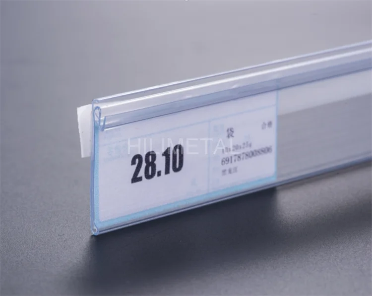 Self Adhesive Label Holders Plastic Price Tag Holder For Supermarket self-adhesive-label-holders-plastic-price-tag-holder-for-supermarket