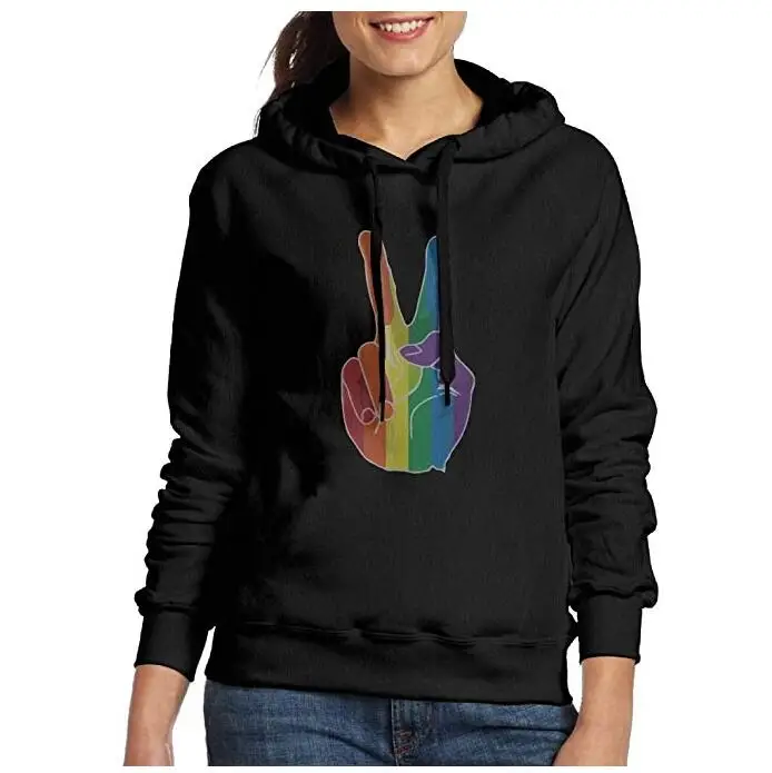 Custom Printing Lgbt Hoodie Gay Pride Rainbow Flag Homosexual 