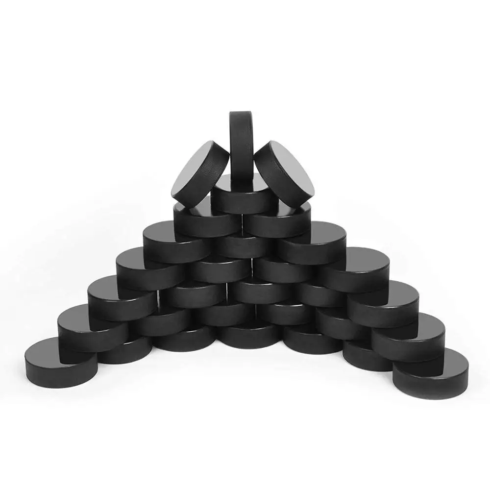 

Wholesale Vulcanized Professional OEM Customized Logo Printing Rubber Ice puck hockey puck ball