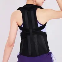 

brace back pain relief for Back Brace Support Belt Posture Corrector Adjustable with back and shoulder support position
