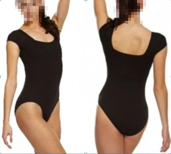 adult black leotard