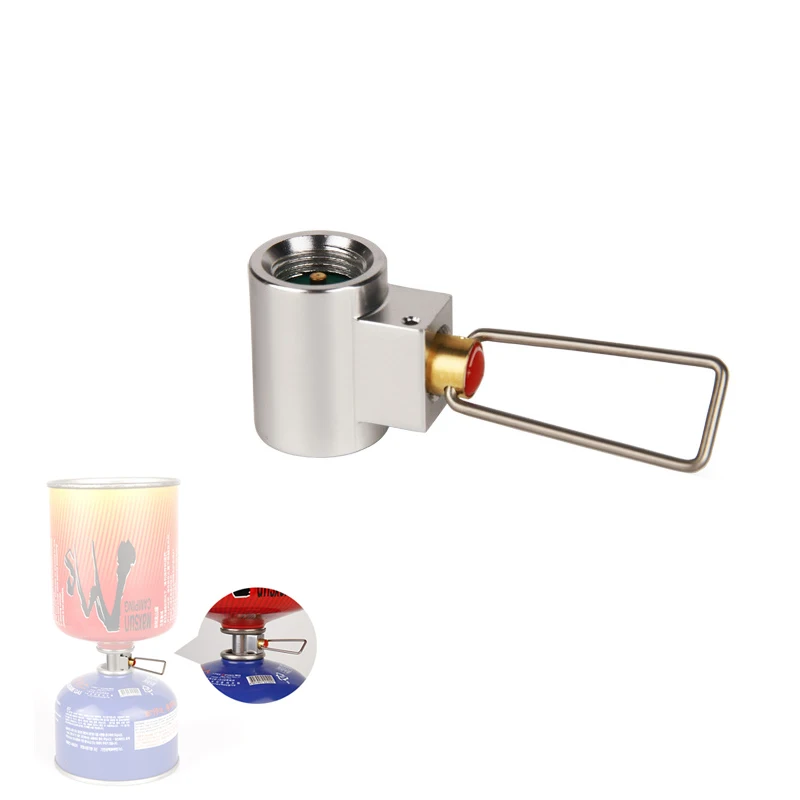 

Outdoor Camping Stove Accessories Conversion Split Type Furnace Connector Stove Gas Tank Bottle Adaptor