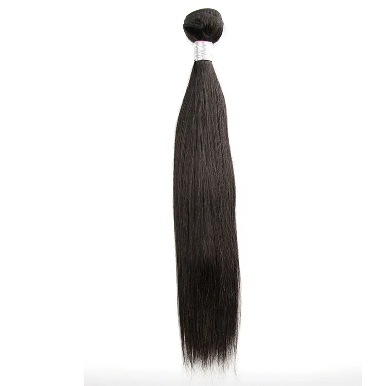 

Wholesale 10A cuticle aligned hair manufactured peruvian hair straight hair for women, Natural black