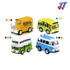Die cast mini scale bus metal model double-decker bus