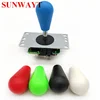 Factory direct wholesale durable arcade joystick with oval bat top 4/8way square fighting game controller for game machines kits