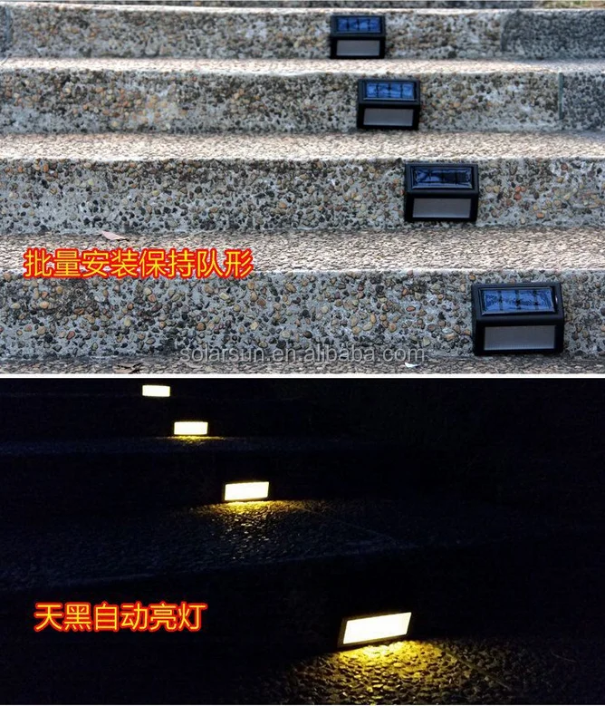 1W Wall Mounted Motion Sensor Outdoor Solar Wall Light with Waterproof IP65