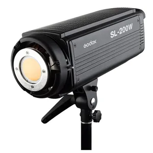 Godox SL200W/SL200Y  200W 5600K LCD Panel camera LED Video Light Continuous Output Bowens Mount Studio Light
