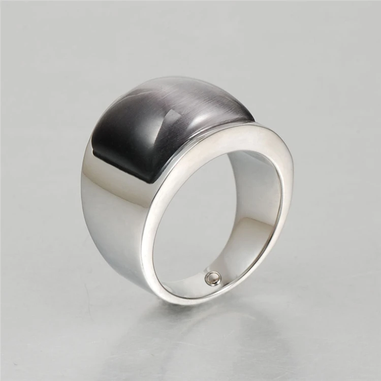 

Fashion finger diamond wedding stainless steel couple rings jewelry
