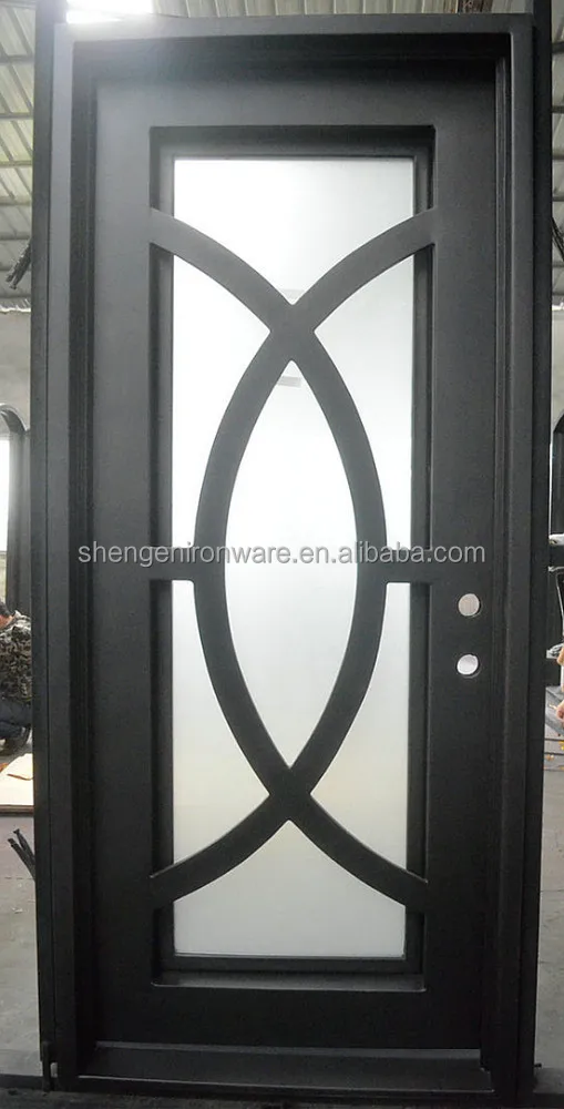Sz 130 Wrought Iron Single Entry Door Modern Design Grill Sz 130 Wrought Iron Single Entry Door Modern Design Grill Designs Product On Alibaba
