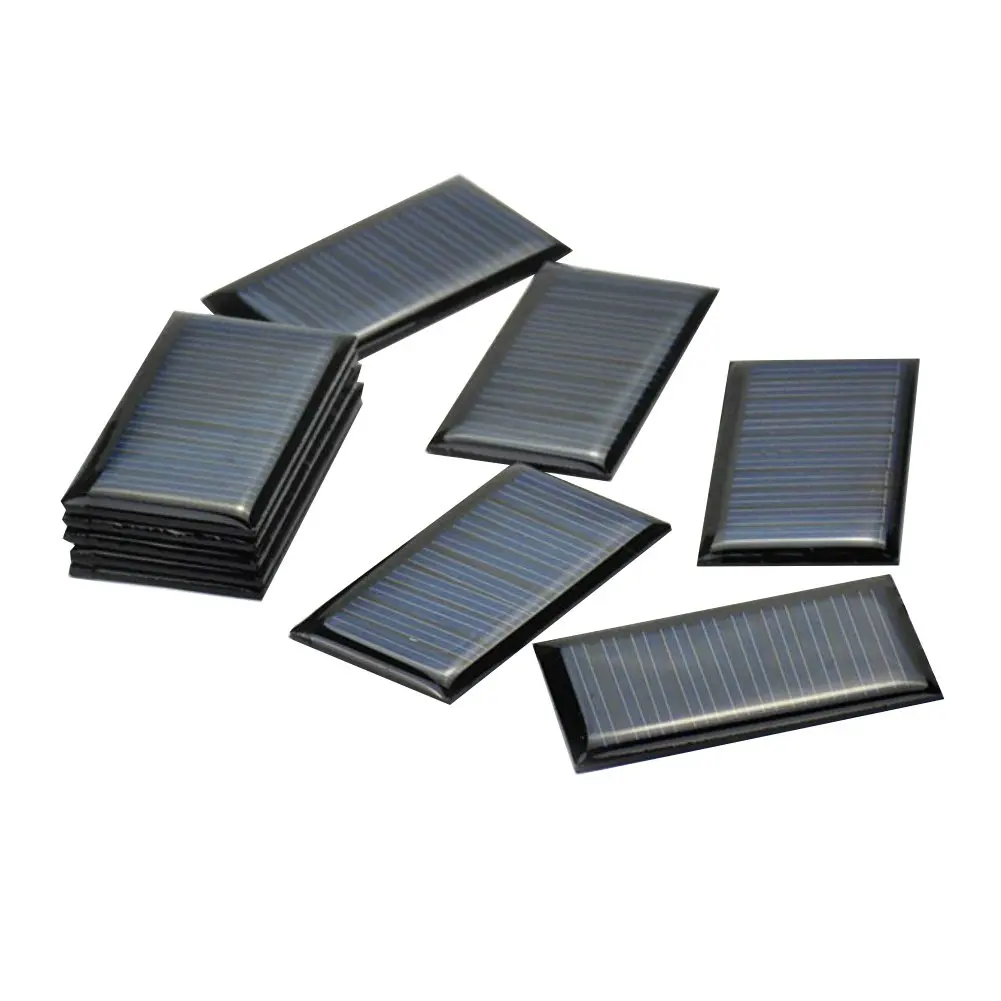 Buy AOSHIKE 10PCS 5V 30mA Epoxy Solar Panel Polycrystalline Solar Cell