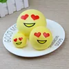 Stress Reliever Emoji Face Bread Squishy Slow Rising Ball Toy