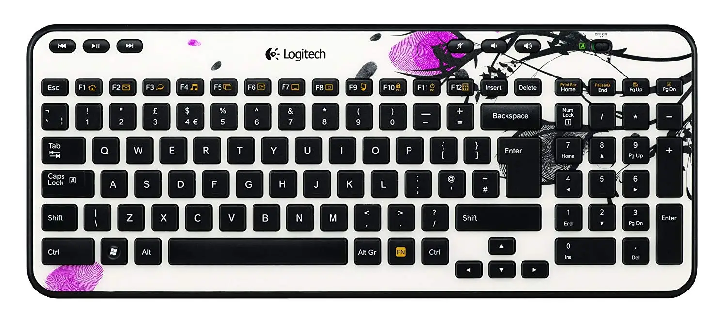 Клавиатура logitech k360. Logitech 360. цветы на клавиатуре. logitech k pop.