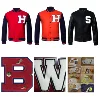 2019 New Arrival !!! Direct Factory of Classical Ribbed Collar Wool Bomber Jacket with Lowest Wholesale Prices