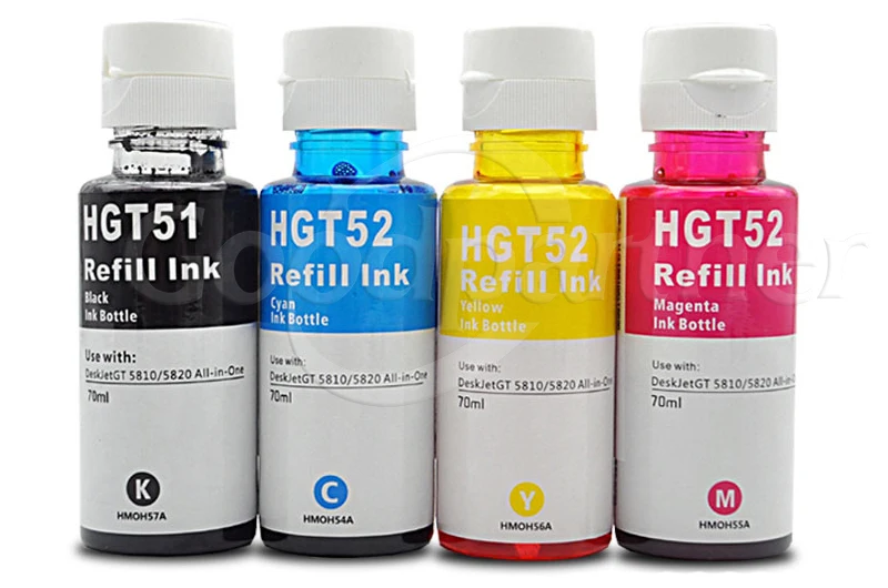 Gt5810 Impresora De Inyección De Tinta De Gt5820 Ciss Tinta Cartucho Hp  Deskjet Gt 5810 5820 Gt51 Gt52 - Buy Gt5810,Tinta,Cartucho De Tinta Product  on Alibaba.com