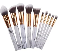 

marble makeup brush set 10pcs