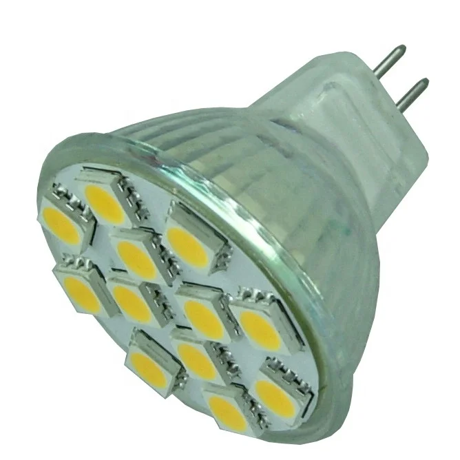 high lumen warm white GU4 base MR11 led lights