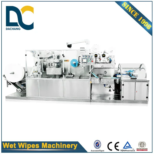High speed automatic wet tissue packaging machine