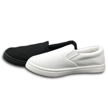 canvas plain unisex slip larger shoes