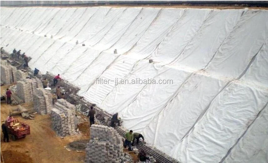 
durable quality needle punched non-woven geotextile for earthwork 