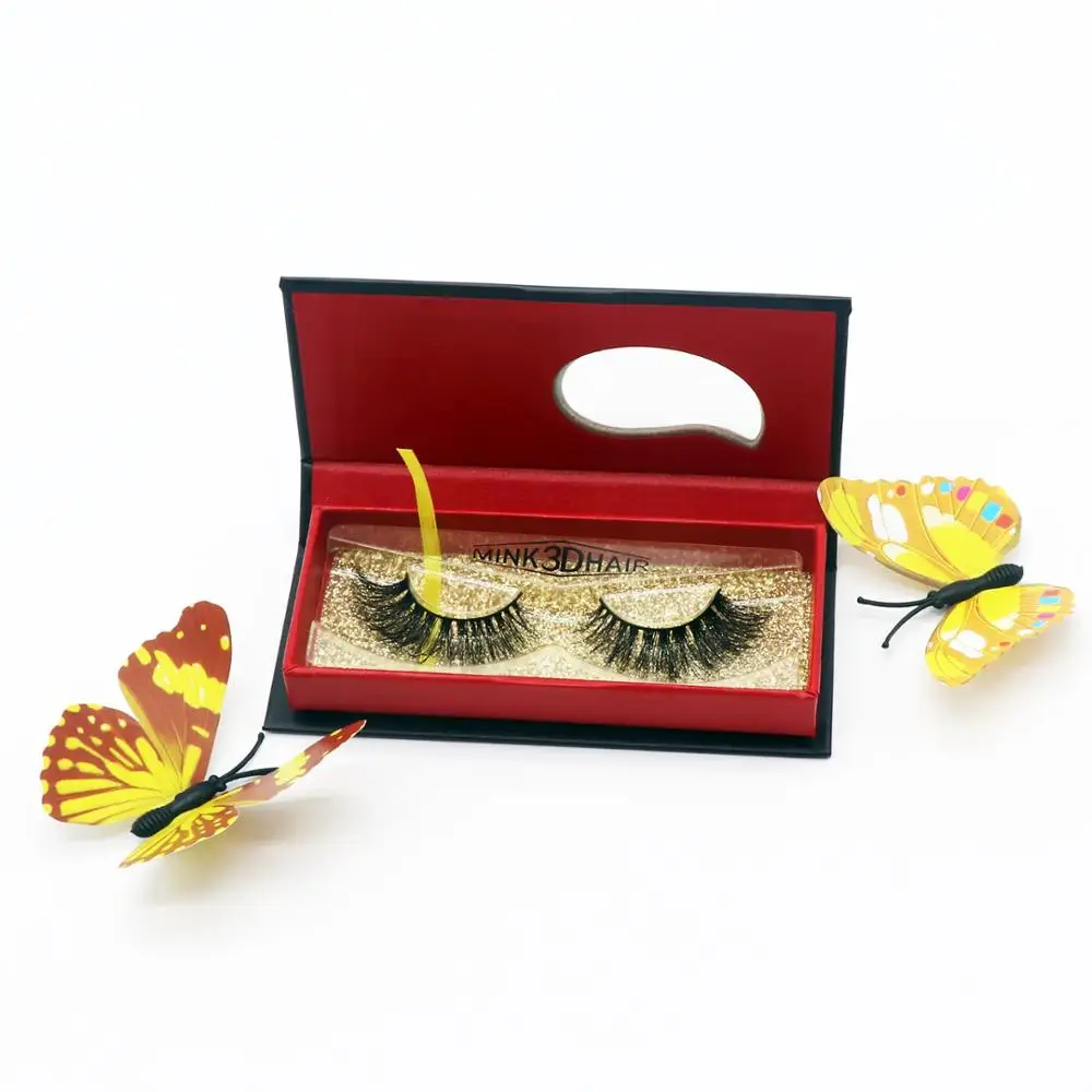 

3d mink permanent false eyelashes cosmetics, N/a