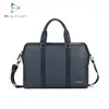 Blu Flut Cowhide Genuine Man Leather Handbag, Luxury Full Grain Men Leather Hand Bag
