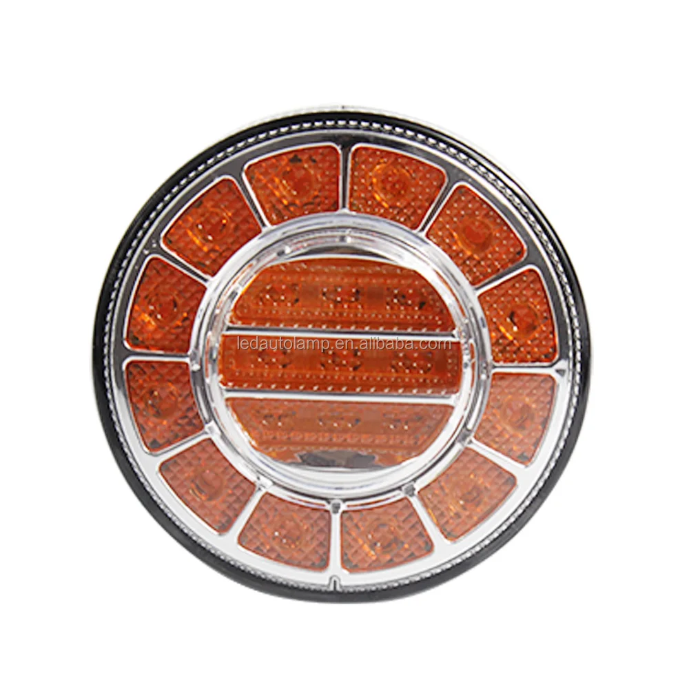 Ece/emc Rectangle Led Truck Trailer Fog Braking Stop Rear Tail Light