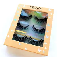 

Lashes Book 5 Pairs Custom Packaging With Own Logo Eyelashes Box