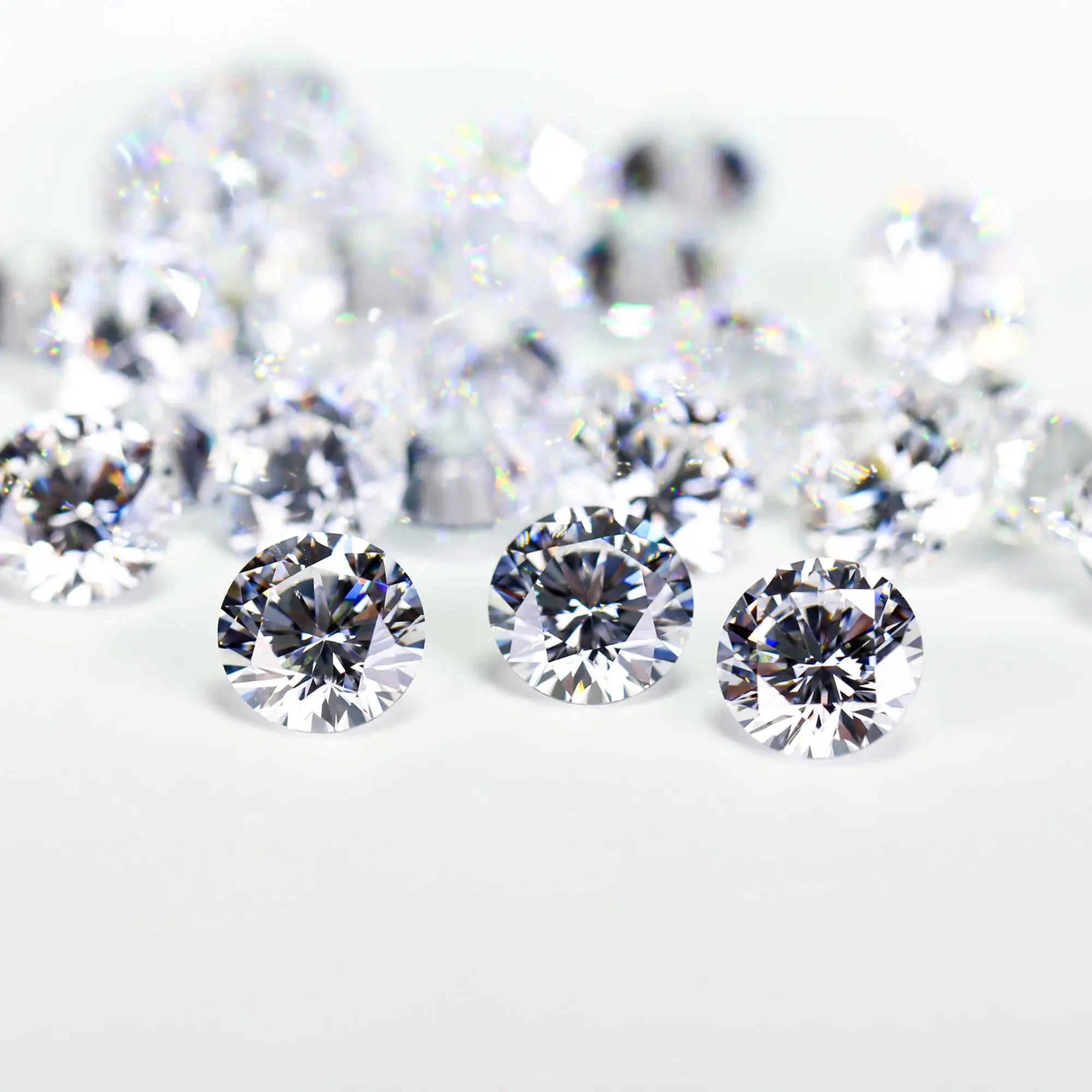 Cubic Zirconia Star Cut Loose Small Gemstones Cubic Zirconia Stones