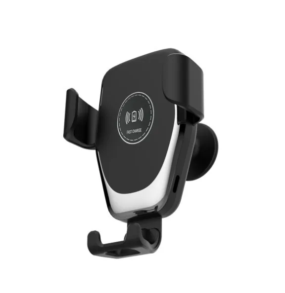 

Free Sample Fast QI Standard Car Mount Mobile Phone Holder Quick Car Wireless Charger, Black, white