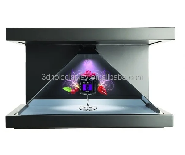 

3D Holographic Pyramid Display Showcase Holo Box Hologram Technology