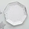 Plates manufacturer custom printed disposable golden paper plates
