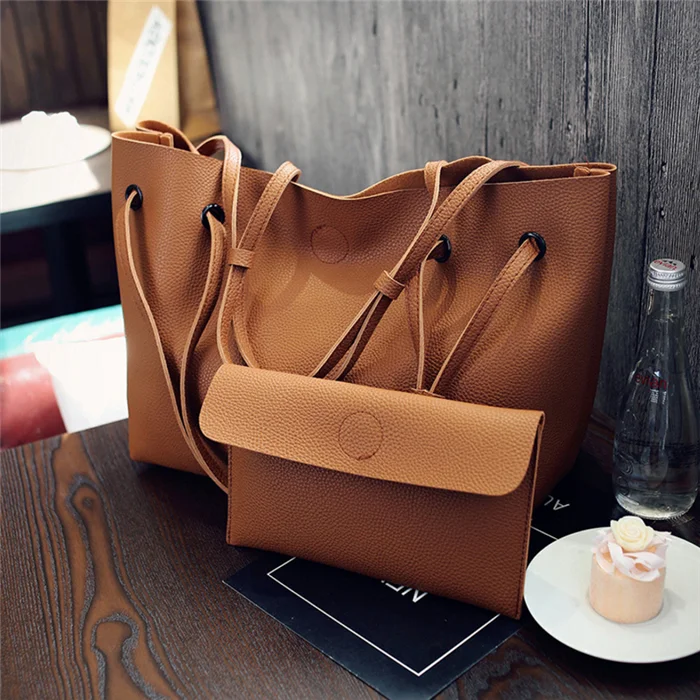 

handbags for women New arrival ladies 2 pcs one set bags shoulder bags fashion women handbags, As shown