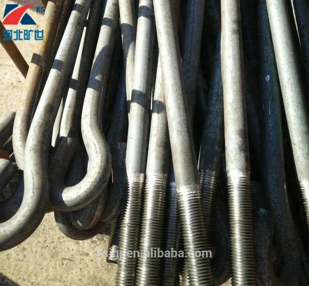 
Plain I type foundation bolt and hook anchor bolt 