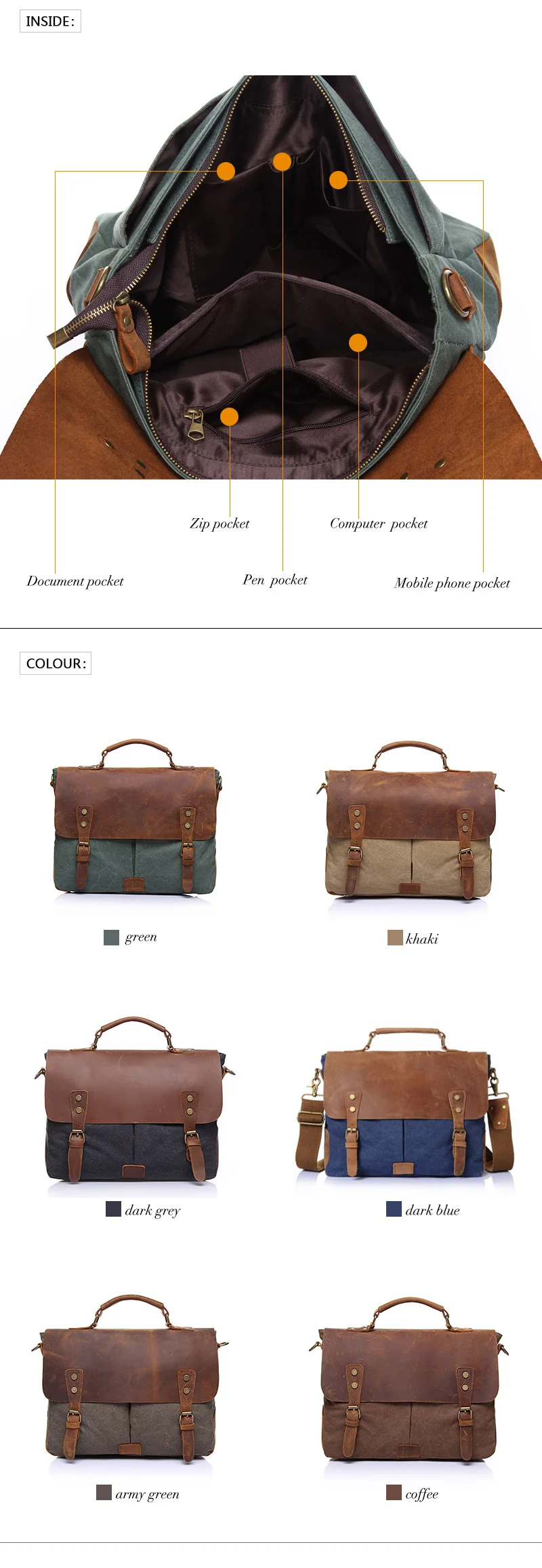 sac messenger vintage