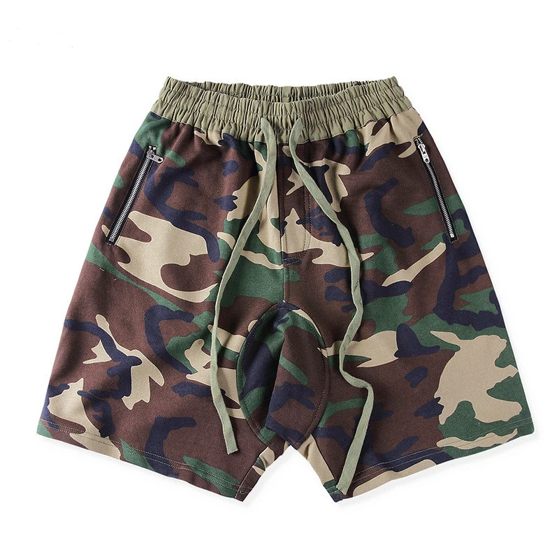 

Justinbieber Summer Casual Cotton Camouflage Mens Shorts Printed Sports Shorts