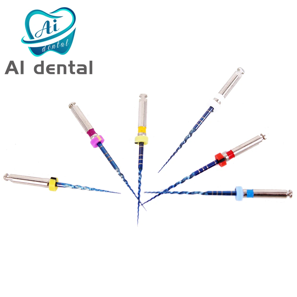 

dental equipment supplies for root canal cleaning endo files reciprocating rotate movement apex locator niti, 6 color