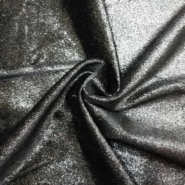 100 Polyester Shiny Split Silvery Sequins Velvet Garment Fabric - Buy ...