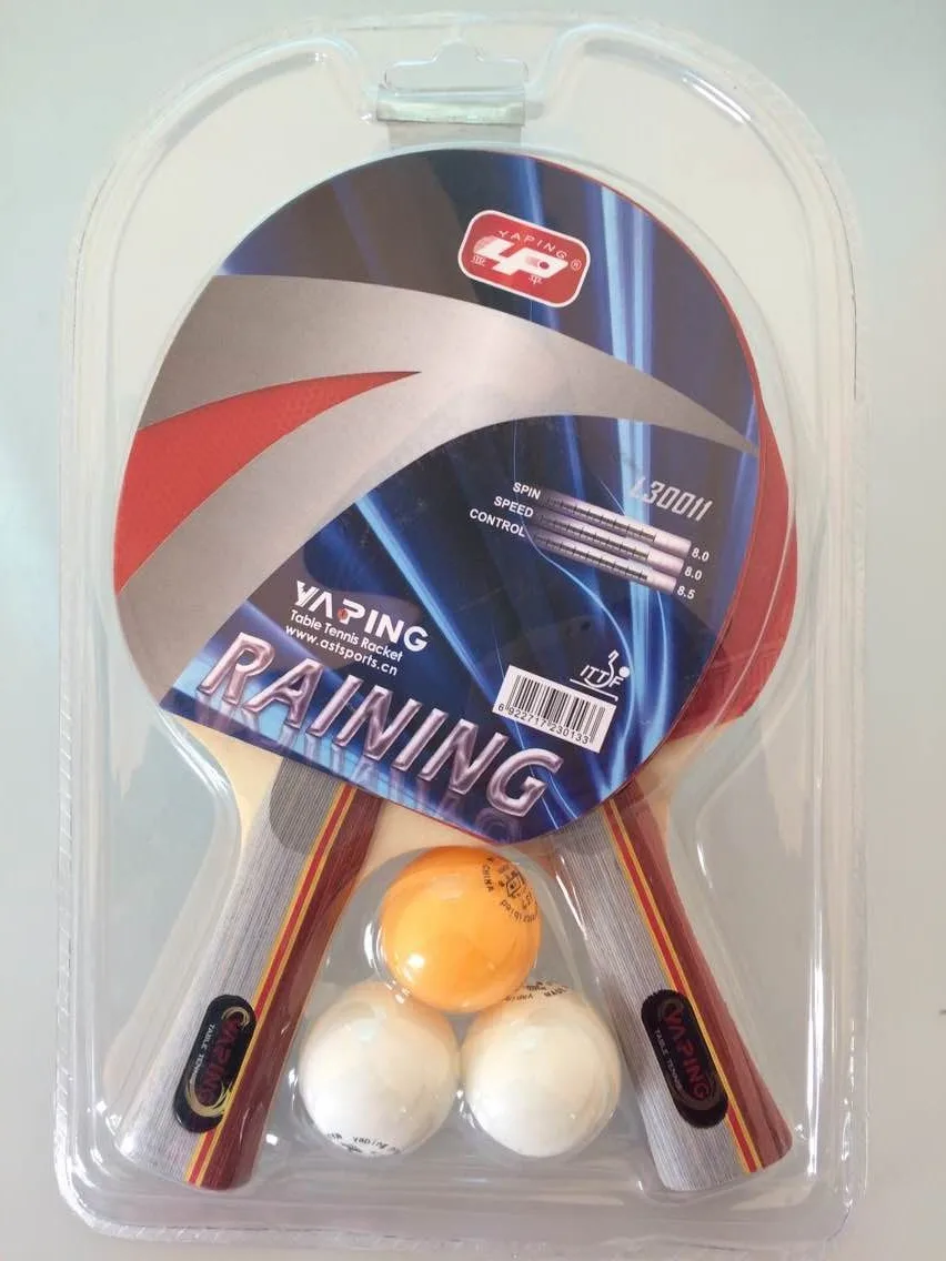 Yaping Ittf Marked Table Tennis Racket Set With 2 Bats And 3 Balls ... Yaping Ittf Marked Table Tennis Racket Set With 2 Bats And 3 Balls ...