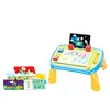 educational tablet for drawing kids game Shared building block color graffiti drawing tablet board 2 in 1 age 3 years old