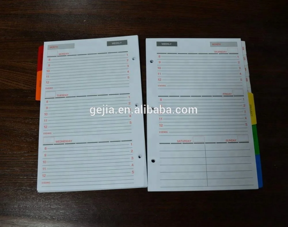 
paper index divider,Color paper Index divider with FSC 