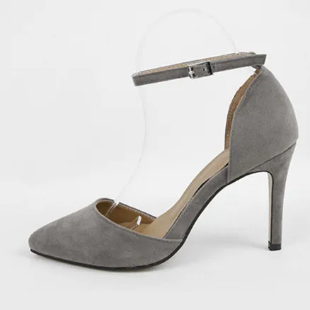 

latest fashion sexy suede upper material high quality rubber outsole stiletto shoes women high heel, Customerized