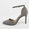 latest fashion sexy suede upper material high quality rubber outsole stiletto shoes women high heel