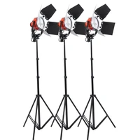 

Photography Studio Continuous Lighting Kits 800W Video Red Head Continuous Light*3 with 200cm Light Stand*3 Photo Studio Set