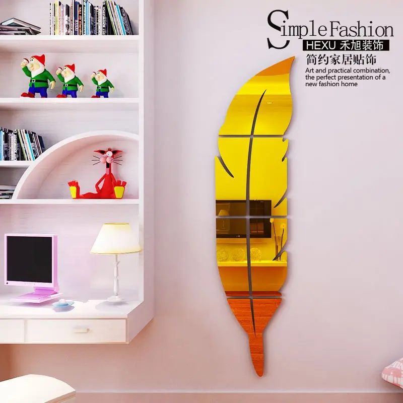 Adesivi Da Parete A Specchio, Motivo Floreale, Rimovibili, 5 Pezzi, Per Fai Da Te, Decorazione 3D In Acrilico A Specchio, Per Casa, Soggiorno, Camera Da Letto, Divano, TV